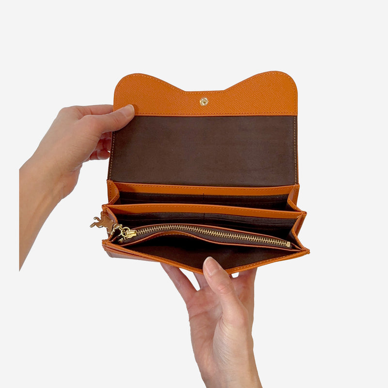 aoneco Luxe かぶせロングウォレット